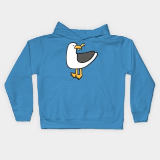 Cheeky Seagull Stole Your Chip Kids Hoodie